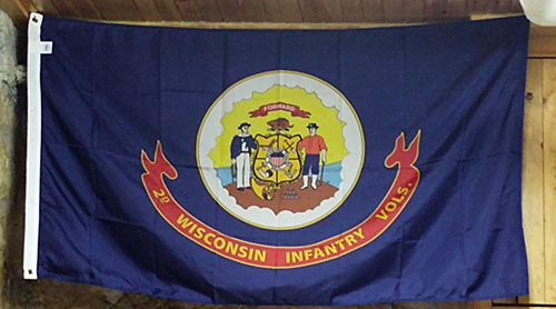 2nd Wisconsin Infantry Flag