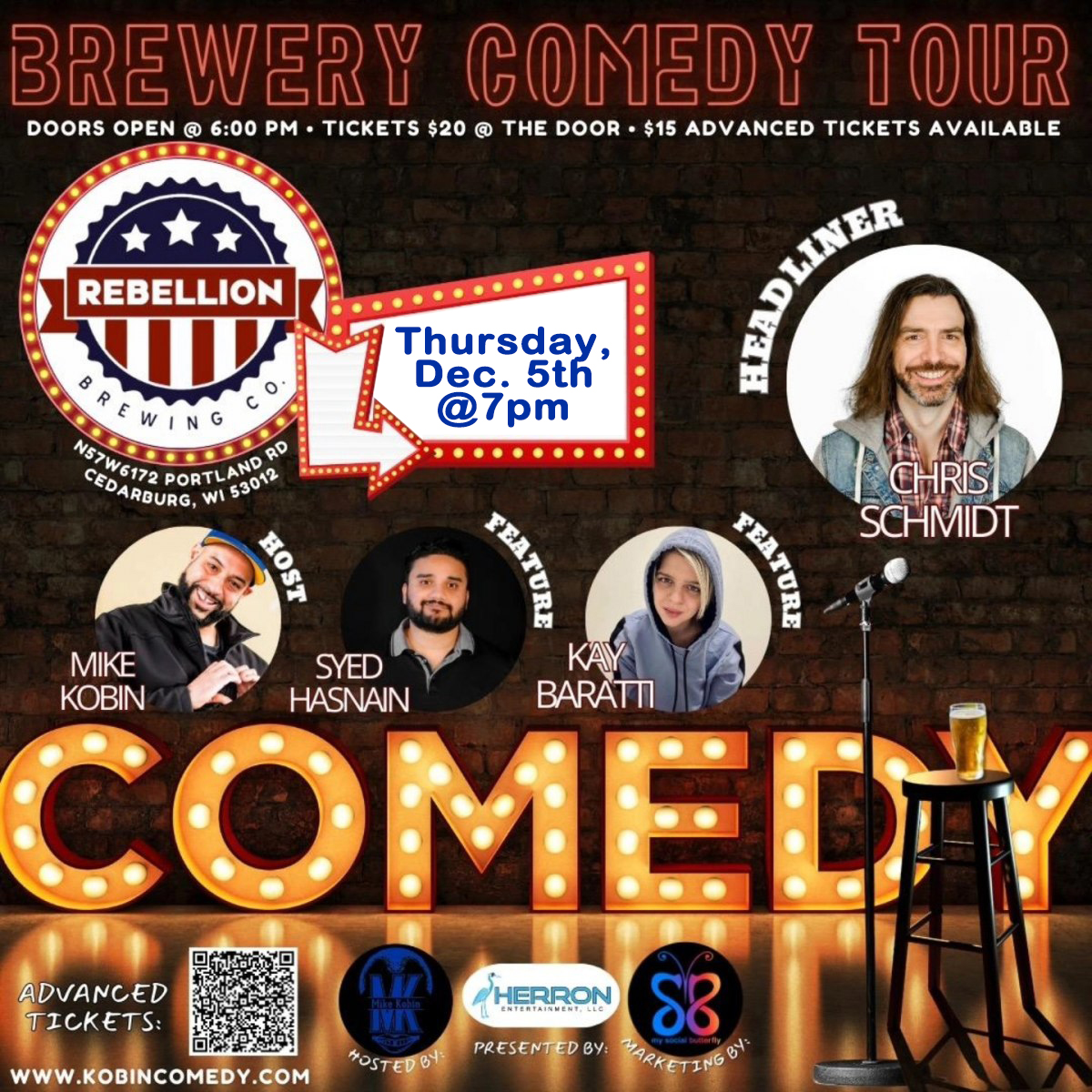 BREWERY COMEDY TOUR