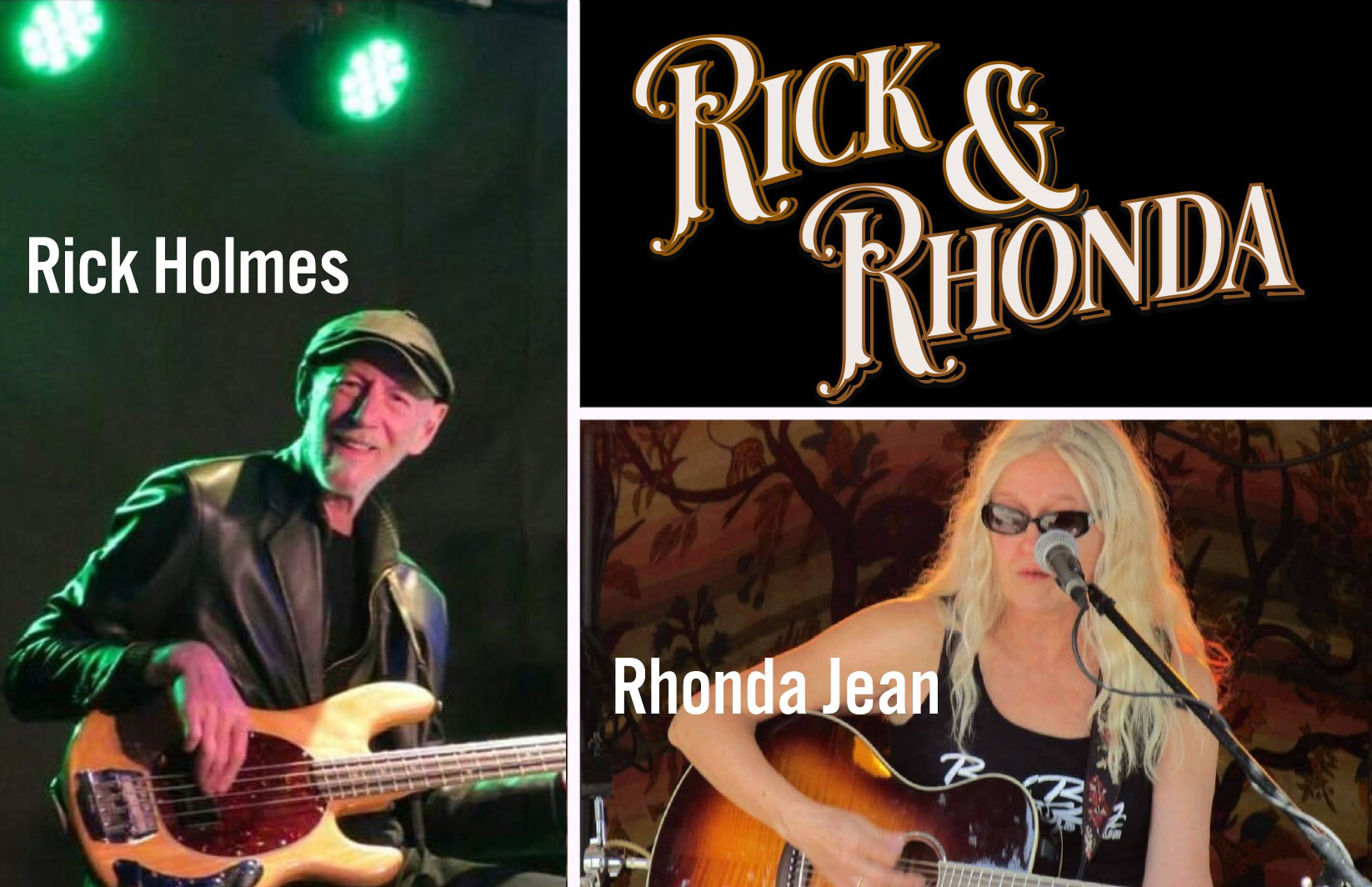 Rick Holmes with Rhonda Jean duo at Rebellion Brewing