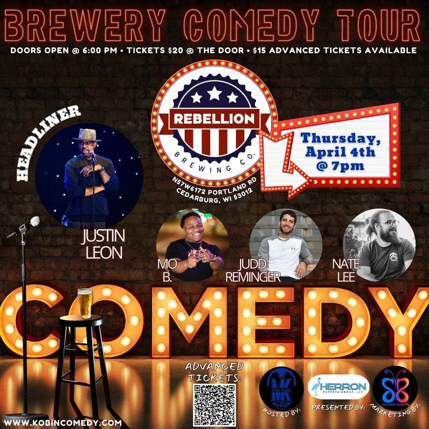 The BREWERY COMEDY TOUR at REBELLION