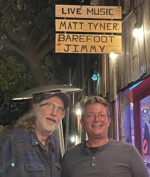 Matt Tyner and Barefoot Jim Schwarz