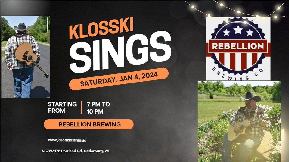 Klosski Sings at REBELLION BREWING